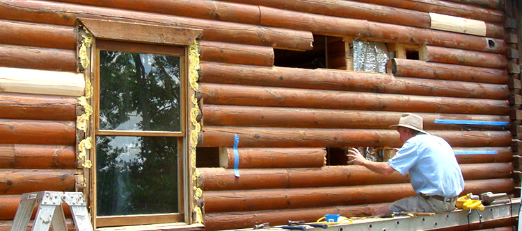 Log Home Repair Badin,  North Carolina