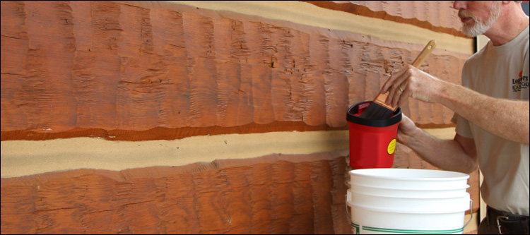 Professional Log Home Staining  Locust,  North Carolina